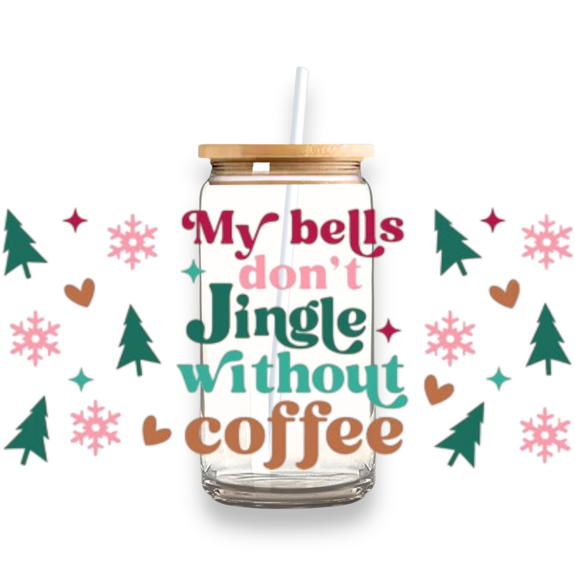 Bells Don't Jingle Without Coffee Plastic or Glass Tumbler