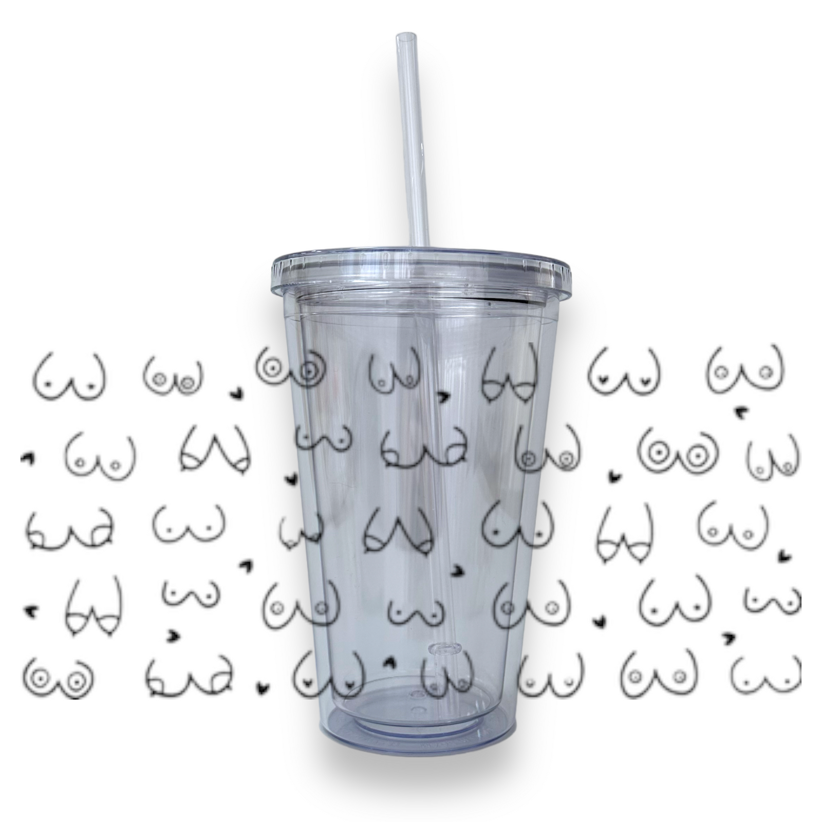 Boobies Plastic or Glass Tumbler