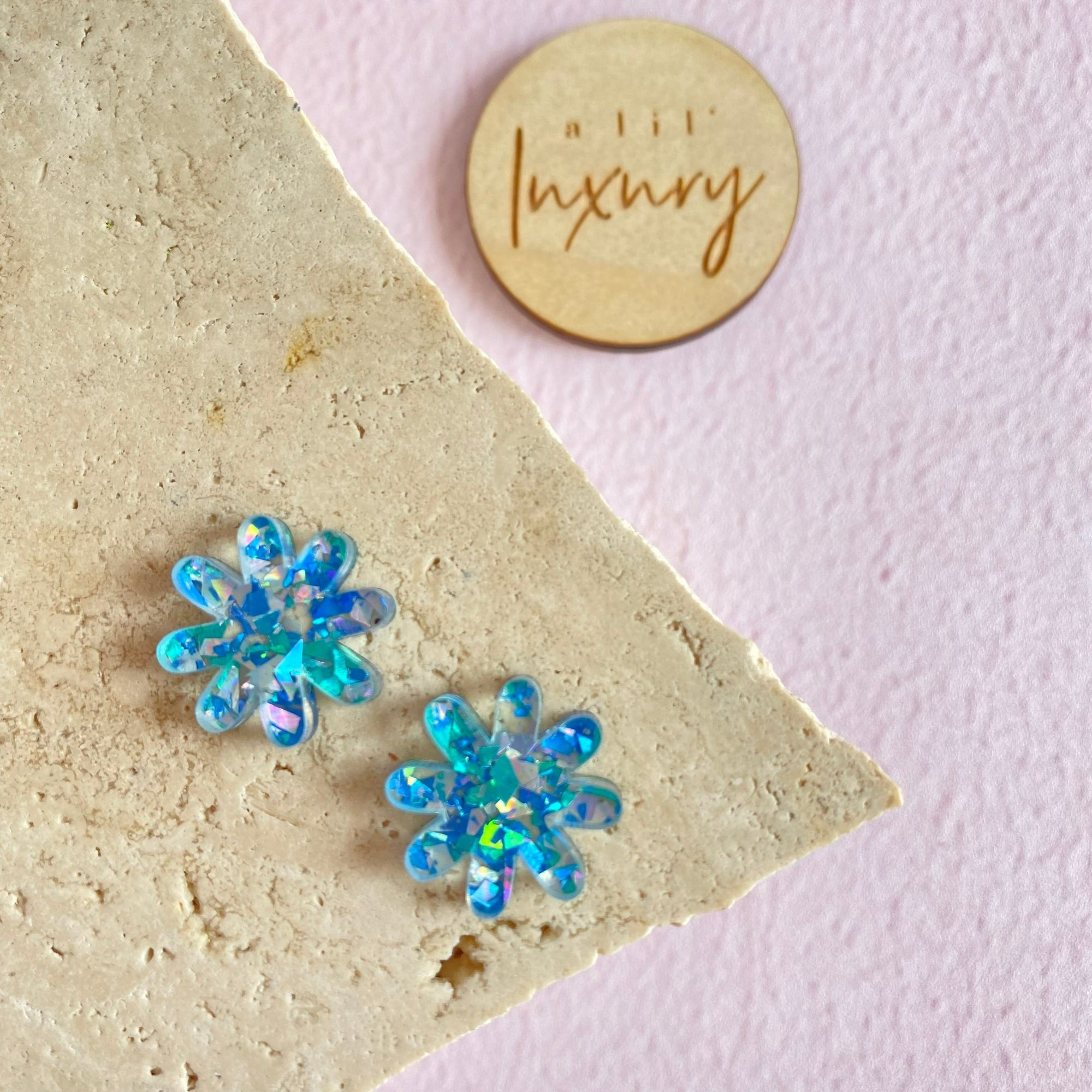 Flower Acrylic Studs