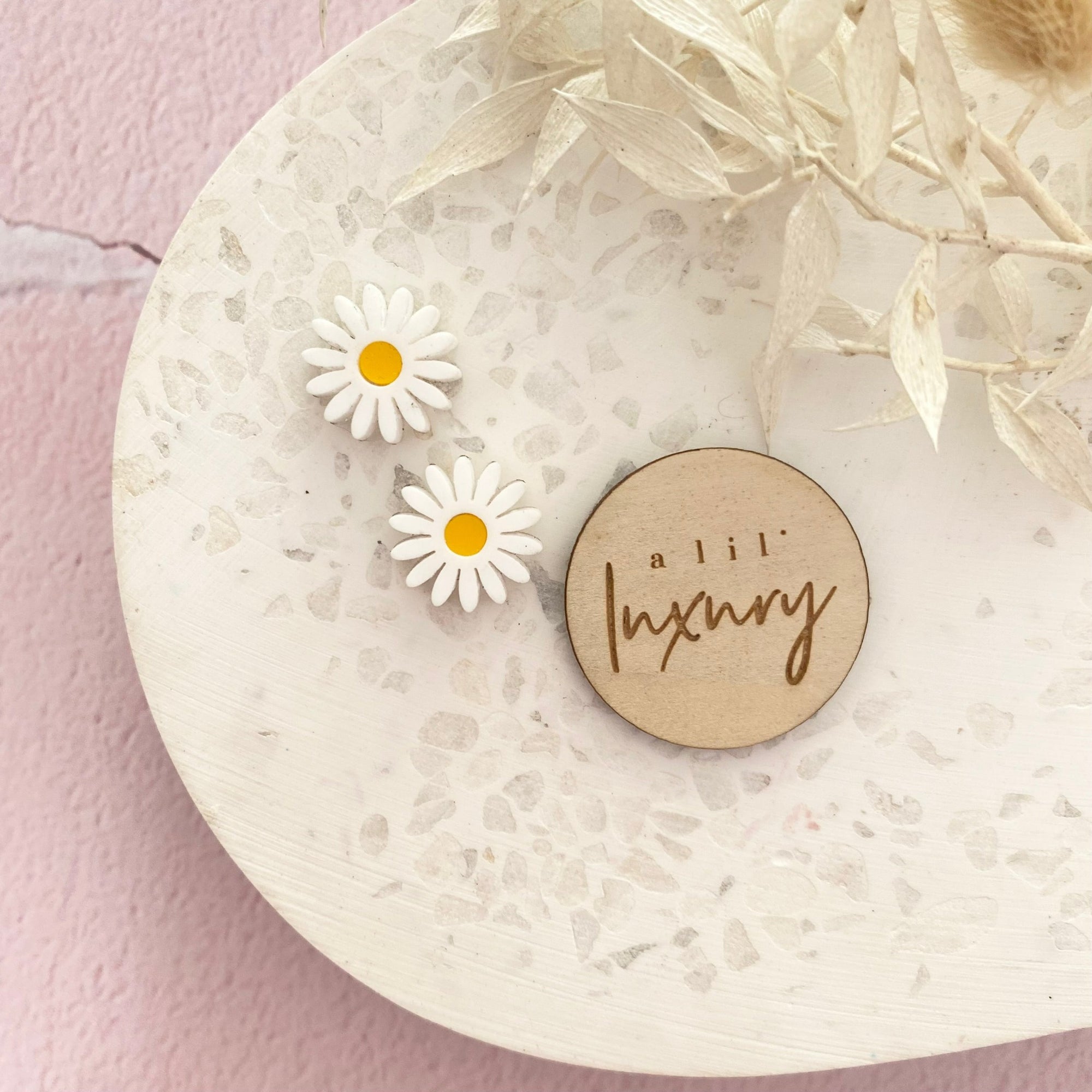 Flower Acrylic Studs
