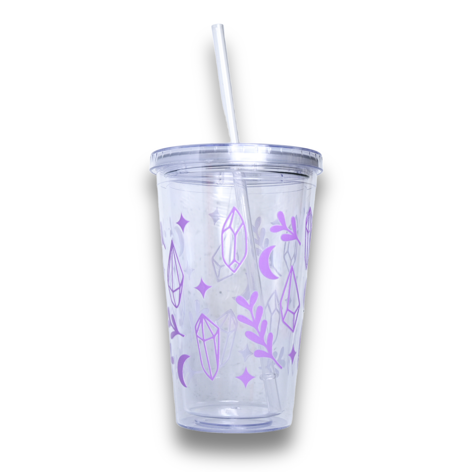 Crystal Plastic or Glass Tumbler