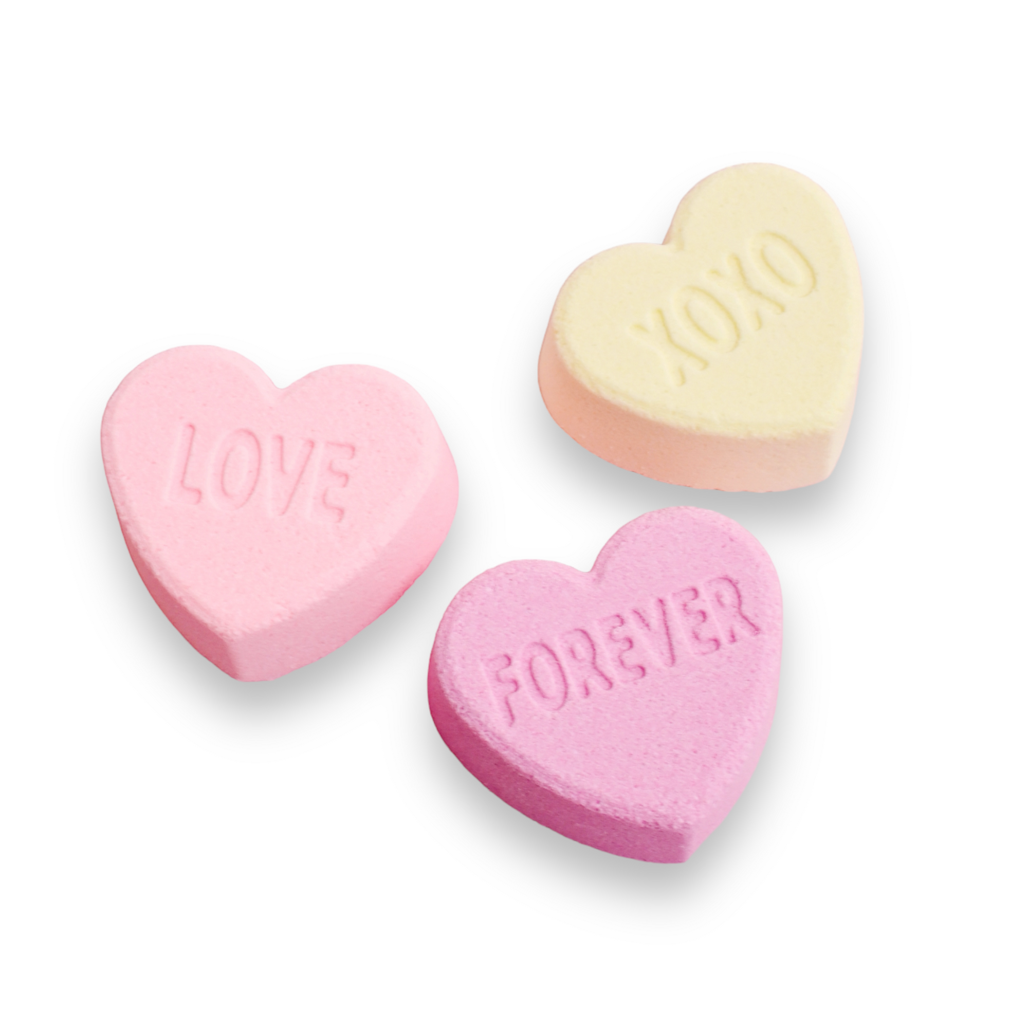 Conversation Heart Bath Bomb