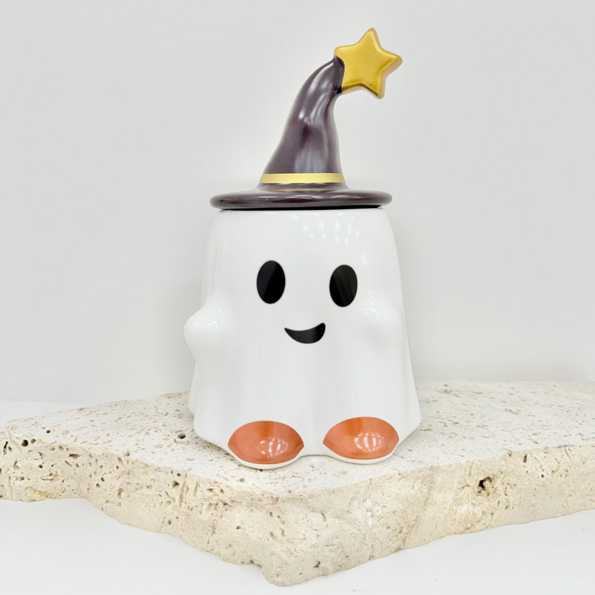 Halloween Ghost Mug with Lid