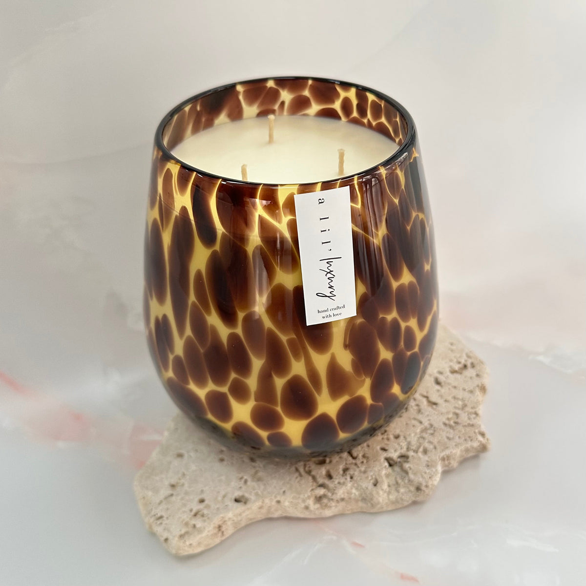 Leopard Print Soy Candle by A Lil Luxury