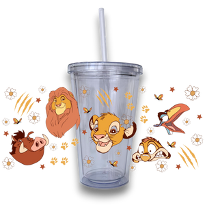 Lion King Plastic Tumbler - A Lil Luxury