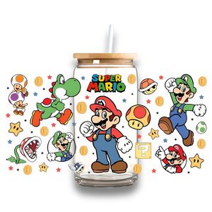 Mario and Luigi Cup Tumbler - A Lil Luxury