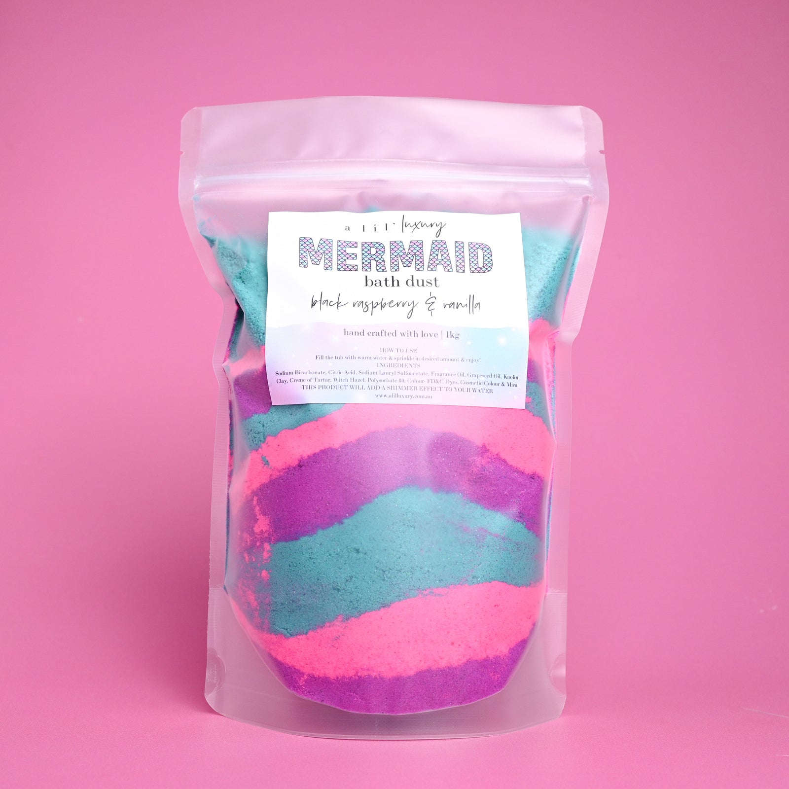 Mermaid themed Bath Dust-  A Lil Luxury