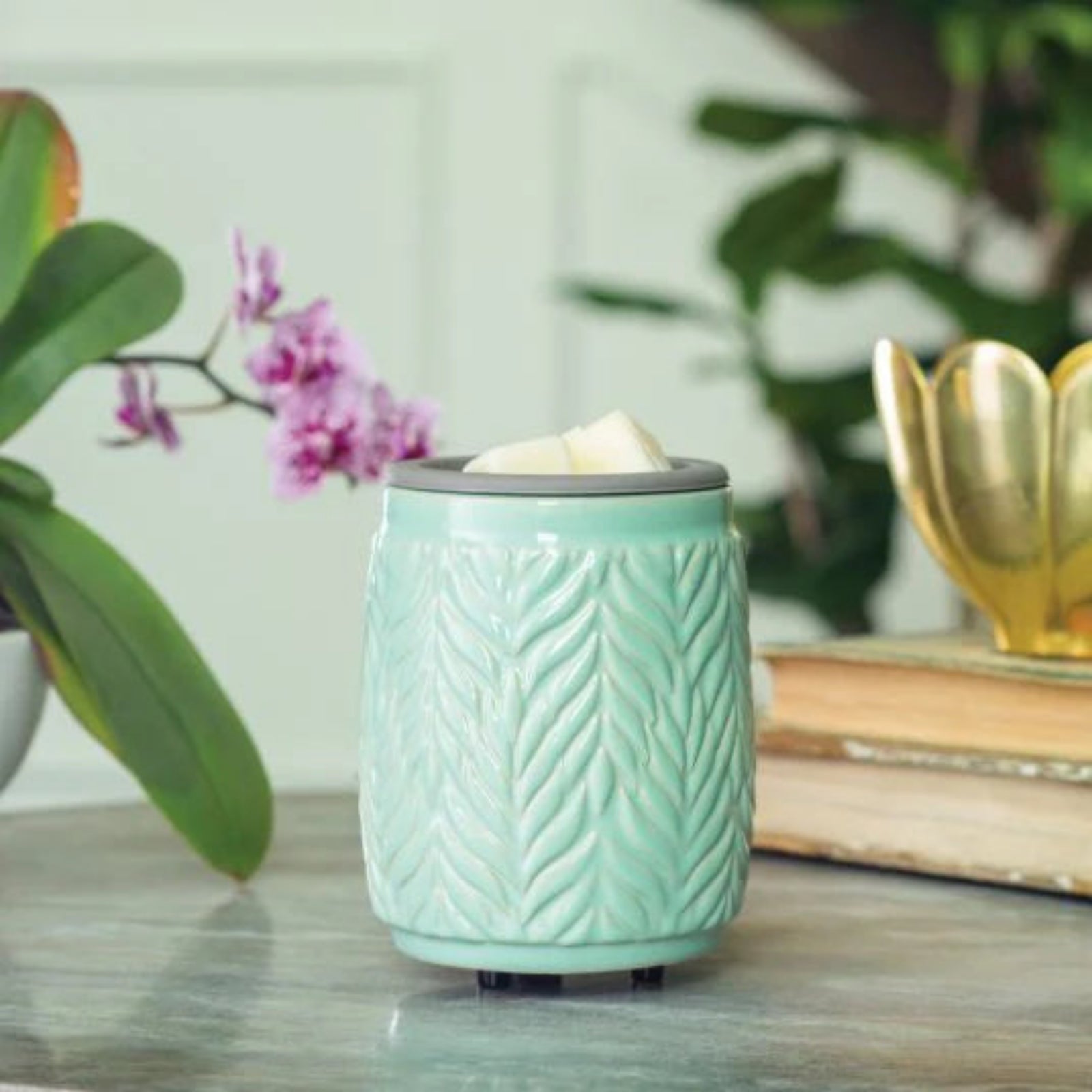 Mint Green Dish Wax Warmer Silicone Dish - A Lil Luxury