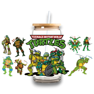 Ninja Turtles Cup with Lid and Straw - A Lil Luxury