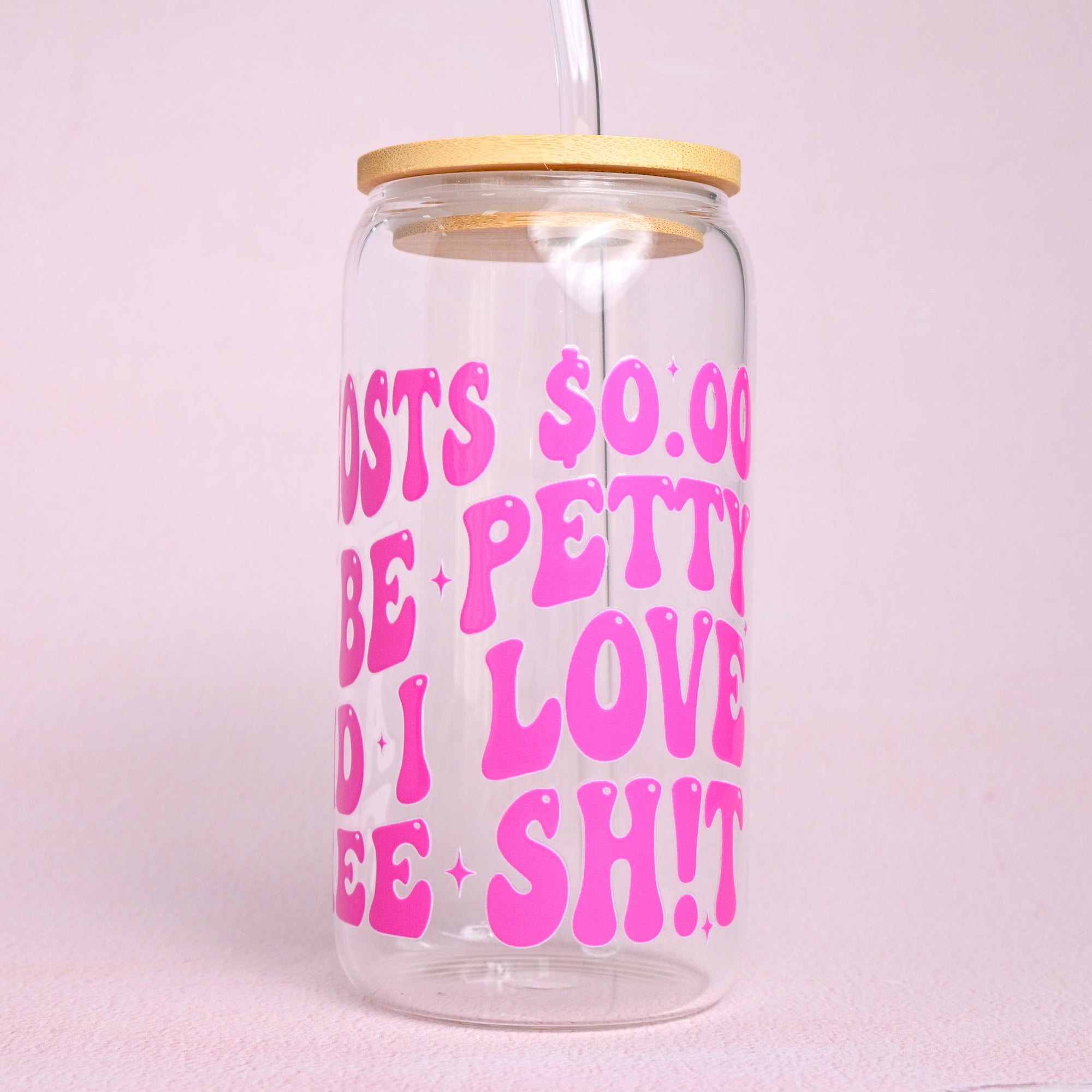 Petty Glass Tumbler by A Lil Luxury