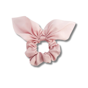 Pink Bow Hair Scrunchie - A Lil Luxury