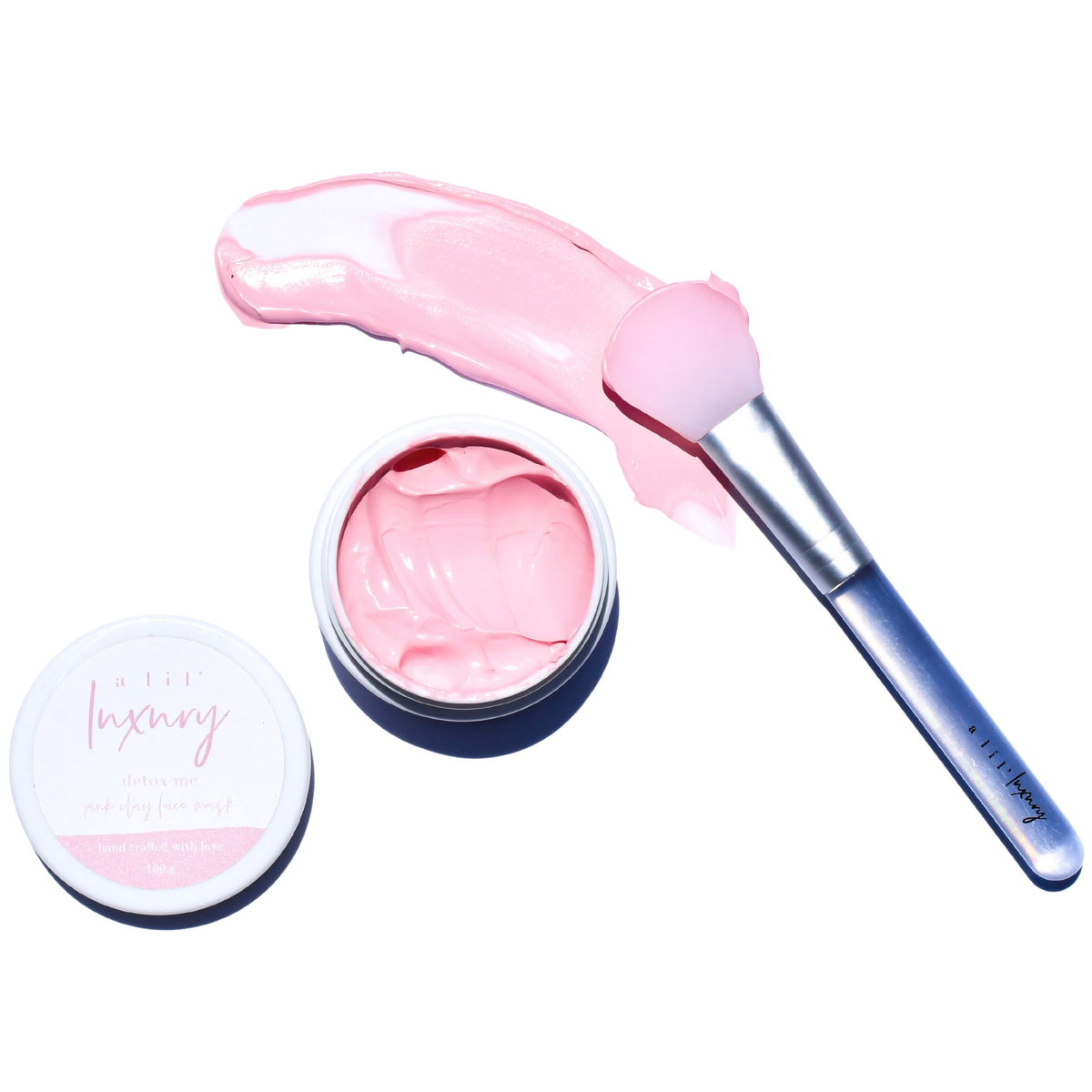 Pink Clay Face Mask - A Lil Luxury