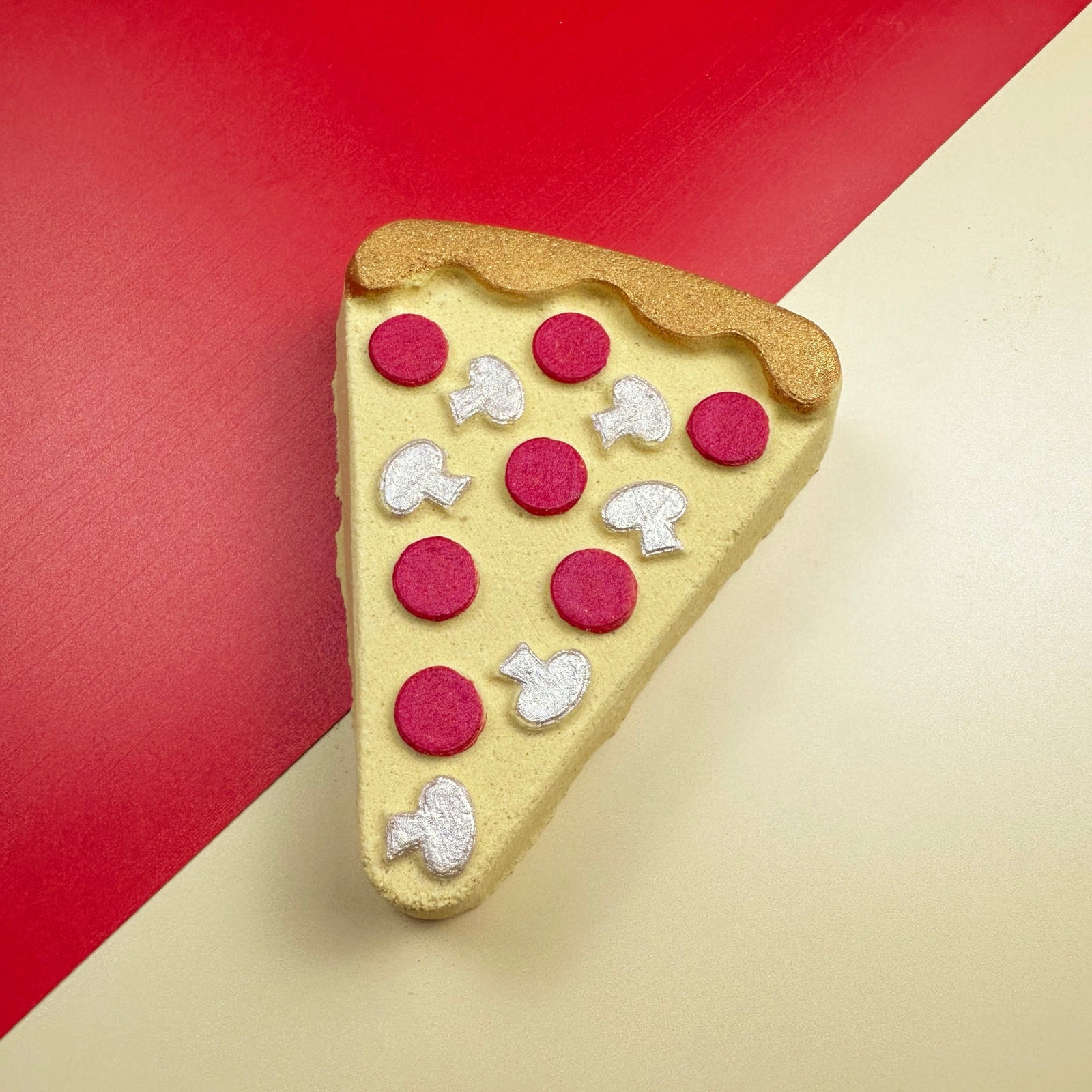 Pizza Slice Bath Bomb by A Lil Luxury
