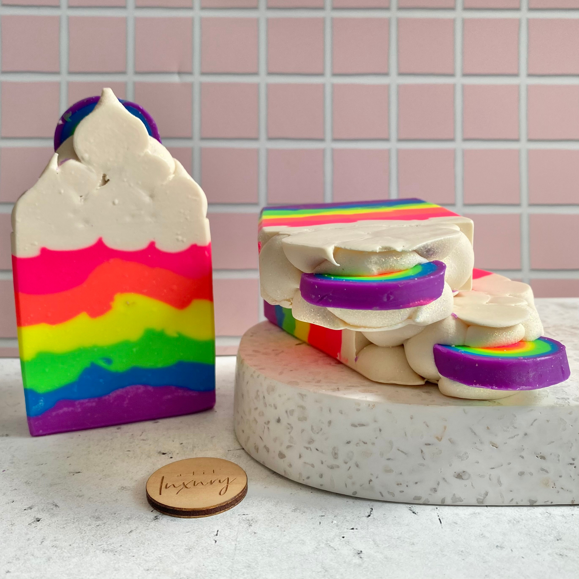 Rainbow Scented Luxe Soap Bar - A Lil Luxury