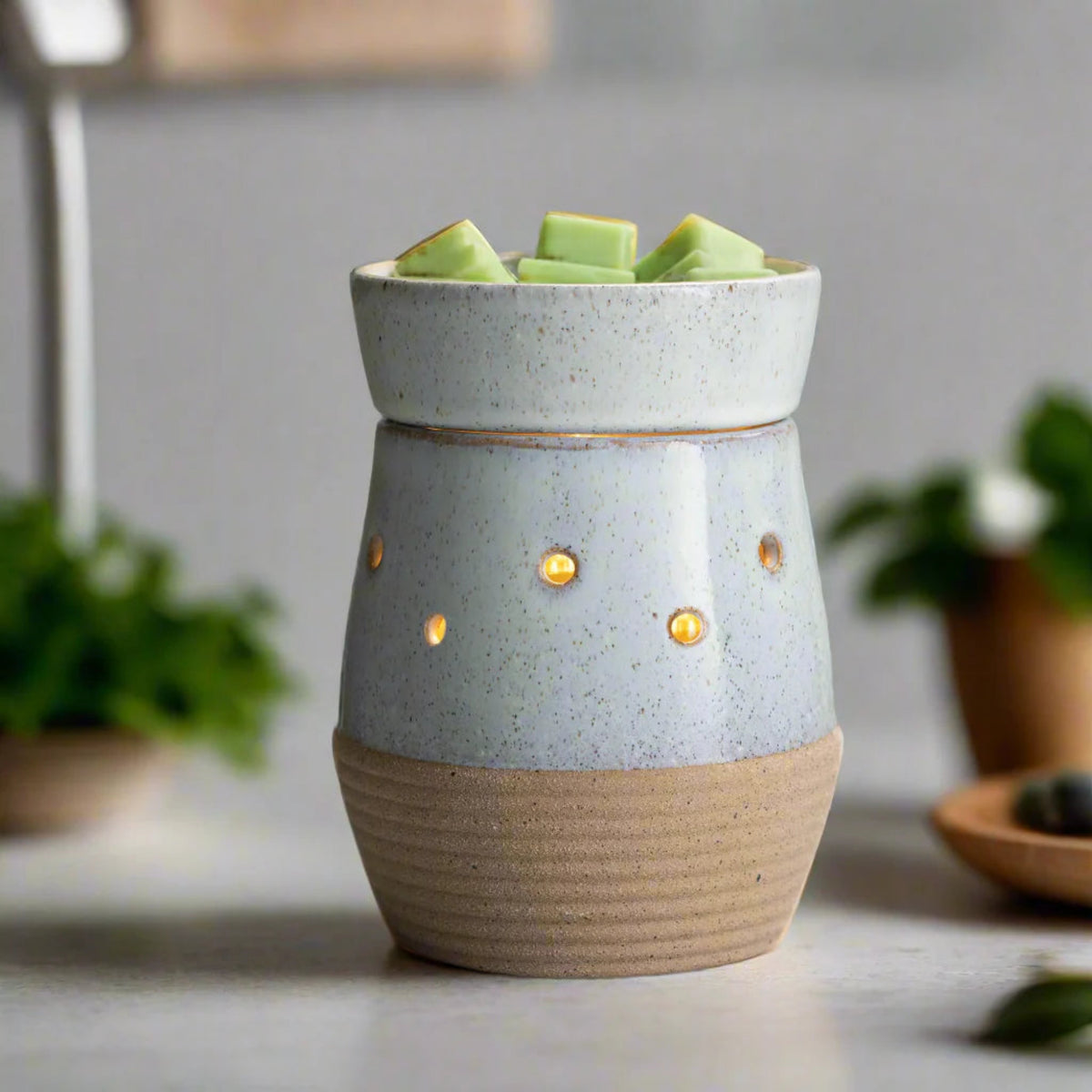 Rustic White Electric Melt Warmer