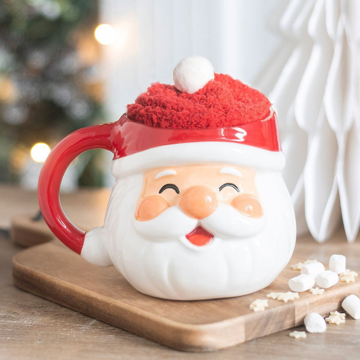 Mug Gift Set with Fluffy Socks