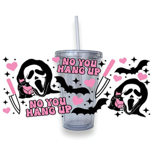 Scream Movie Plastic Tumbler