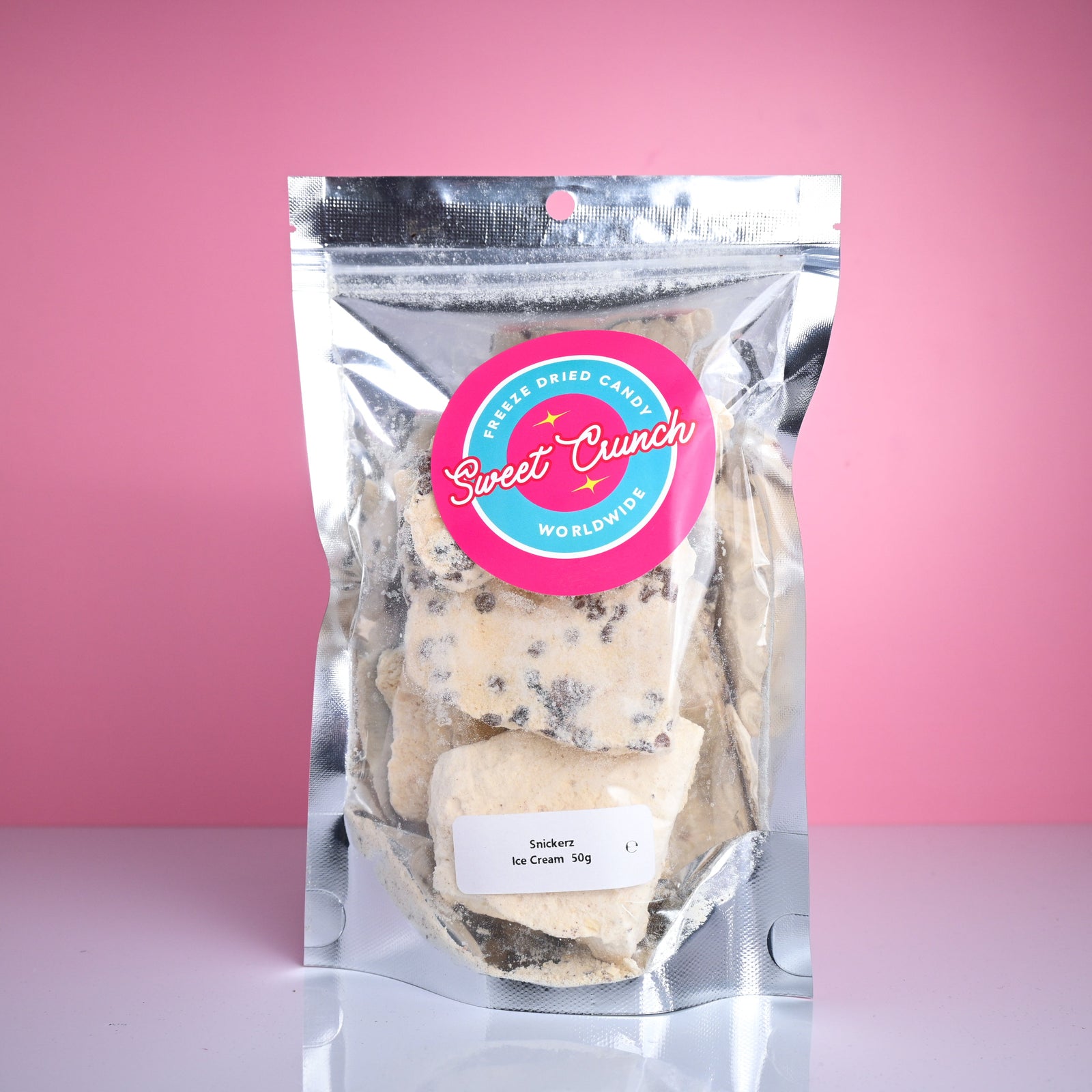 Snickerz Flavoured Ice Cream - Crunchy Freeze Dried
