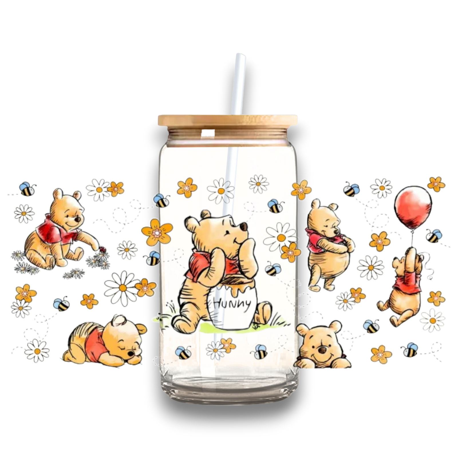 Winnie the Pooh Glass Tumbler - A Lil Luxury