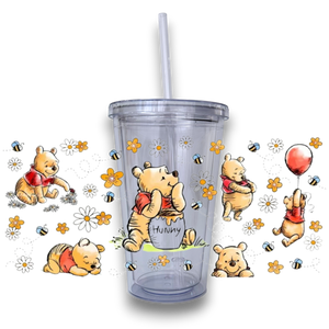 Winnie the Pooh Plastic Tumbler - A Lil Luxury