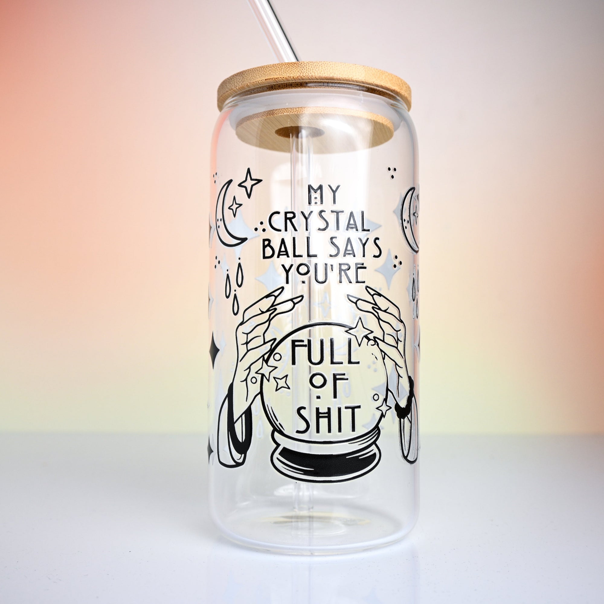Witchy Vibes Glass Tumbler