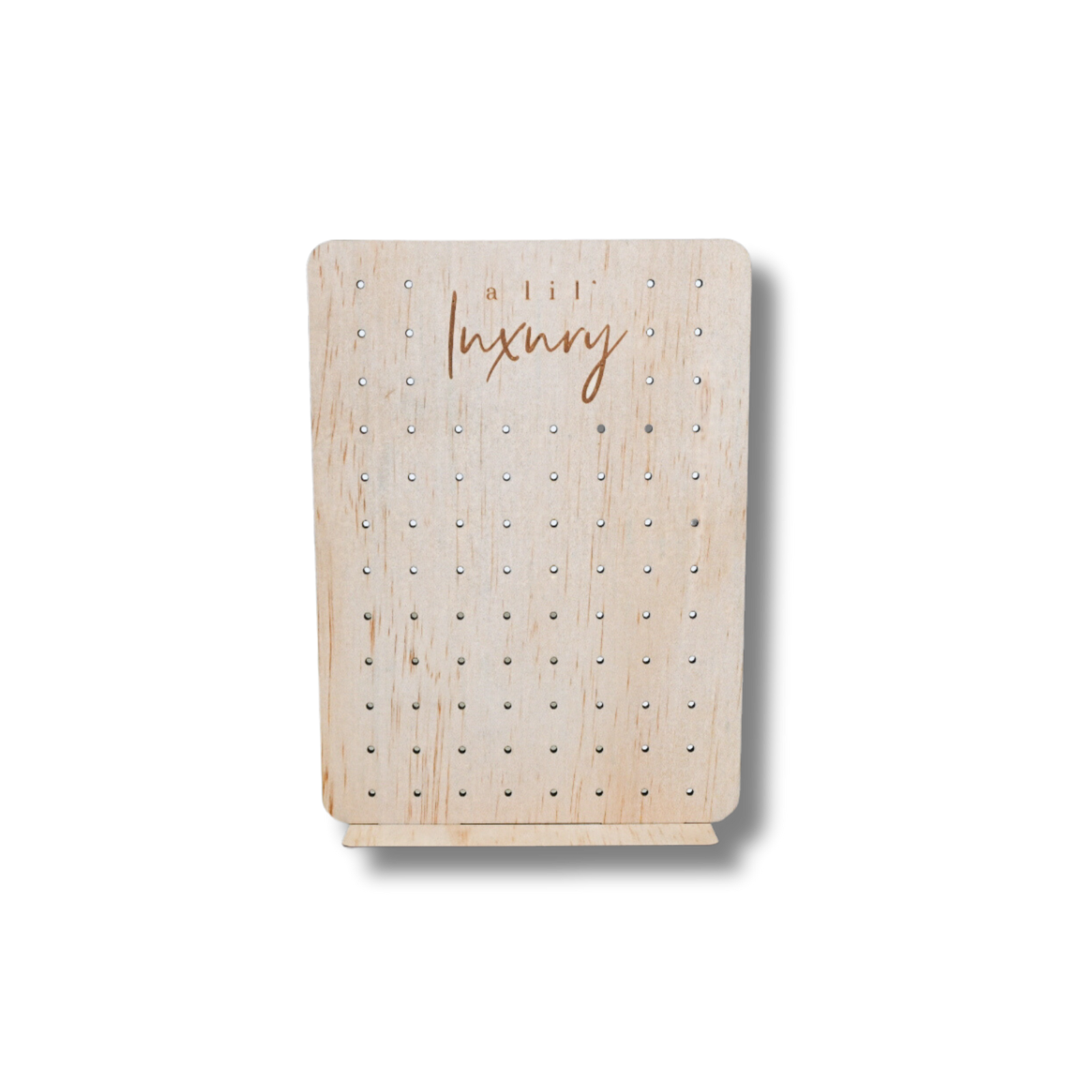 Wooden Earring Display Stand by A Lil Luxury