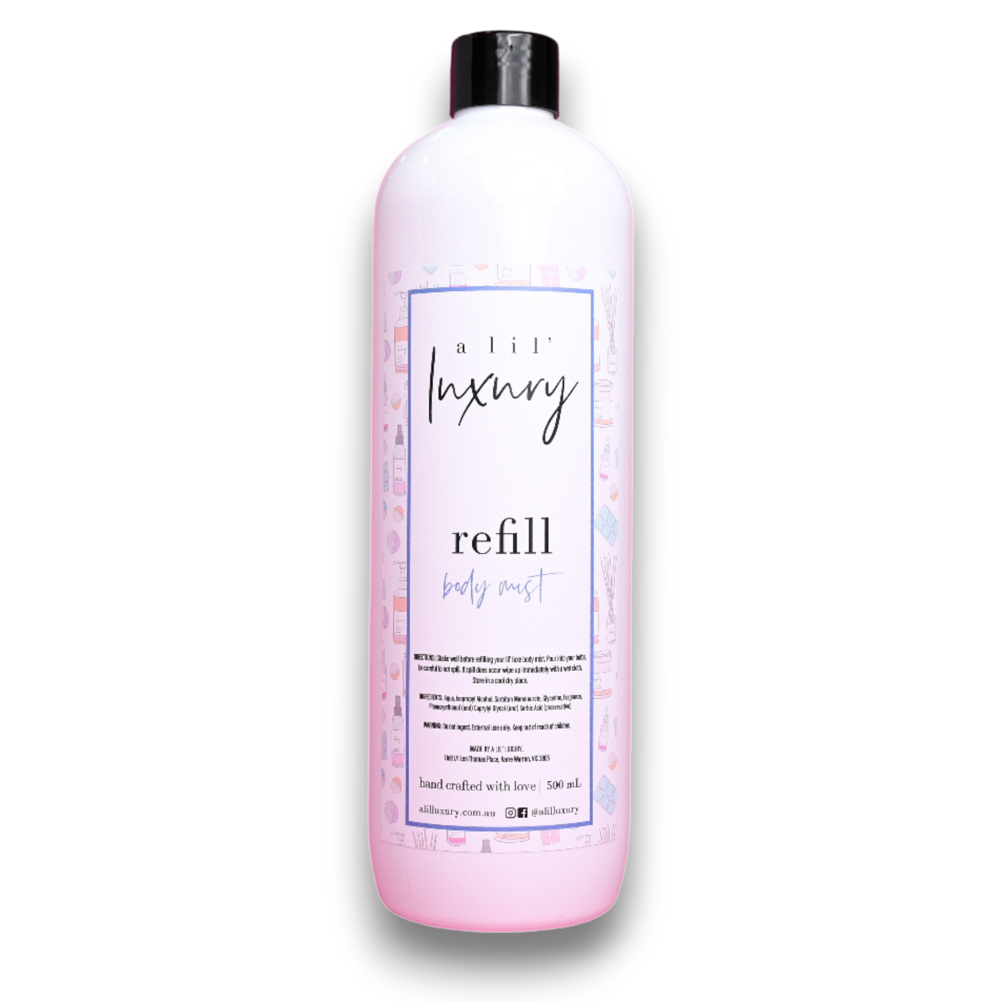 Body Mist Spray Refill