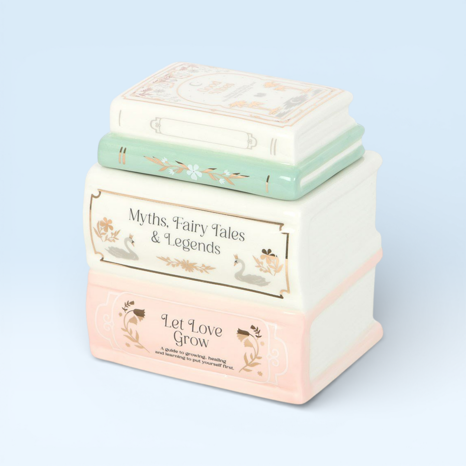 Book Stack Tealight Warmer