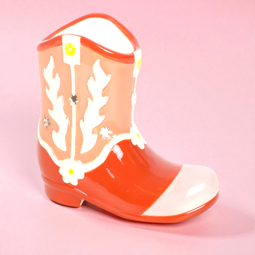 Cowboy Boot Tealight Warmer
