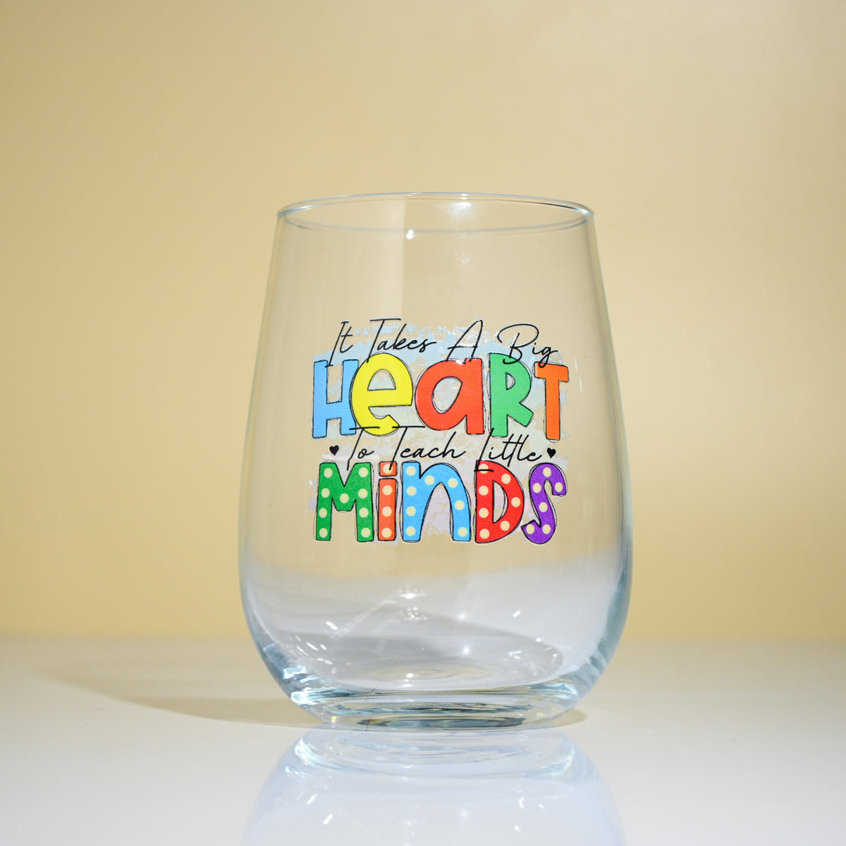 Teacher & Educator Quote Wine Glass