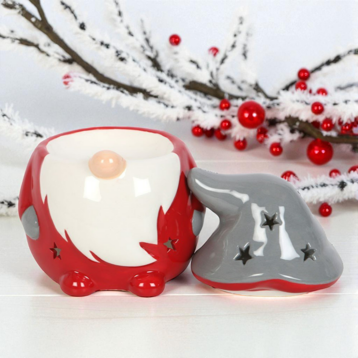 gnome tealight warmer