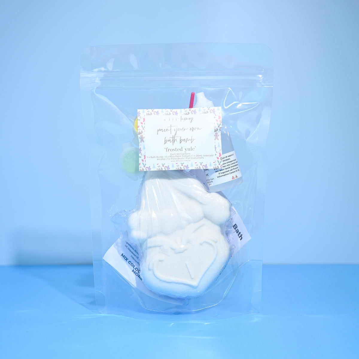 Christmas Paint Your Own Bath Bomb Kit