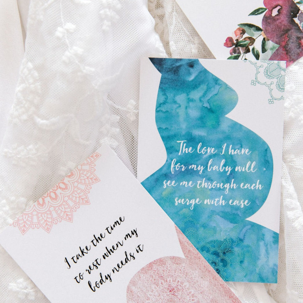 Birthing Affirmation Cards - a lil luxury