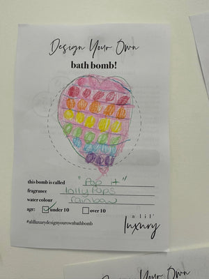 pink pop it design your own bath bomb winner
