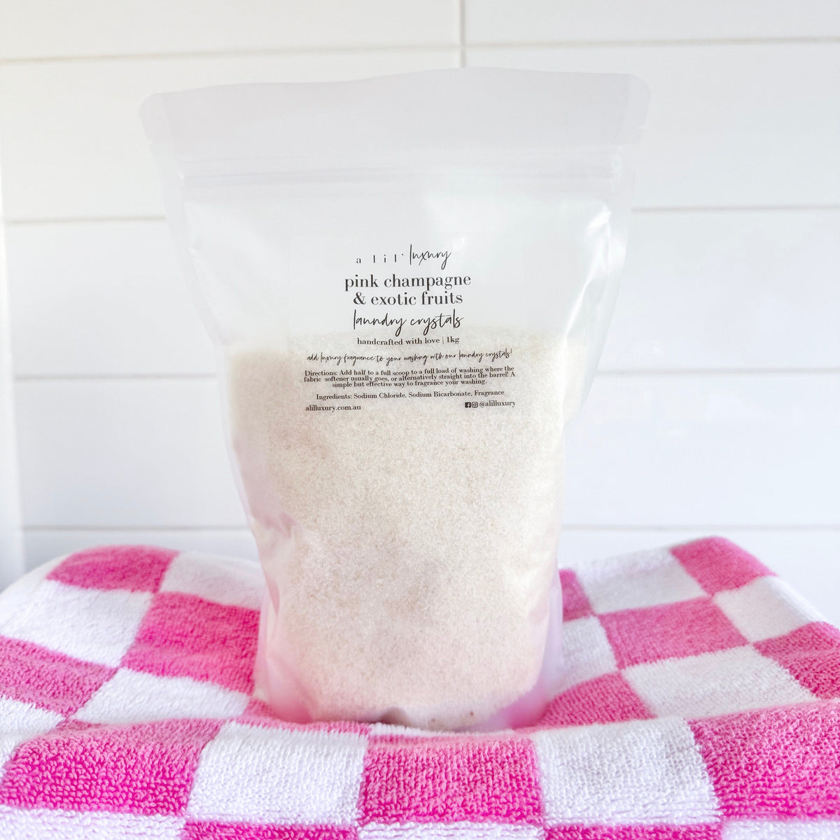 laundry softener crystals - a lil luxury