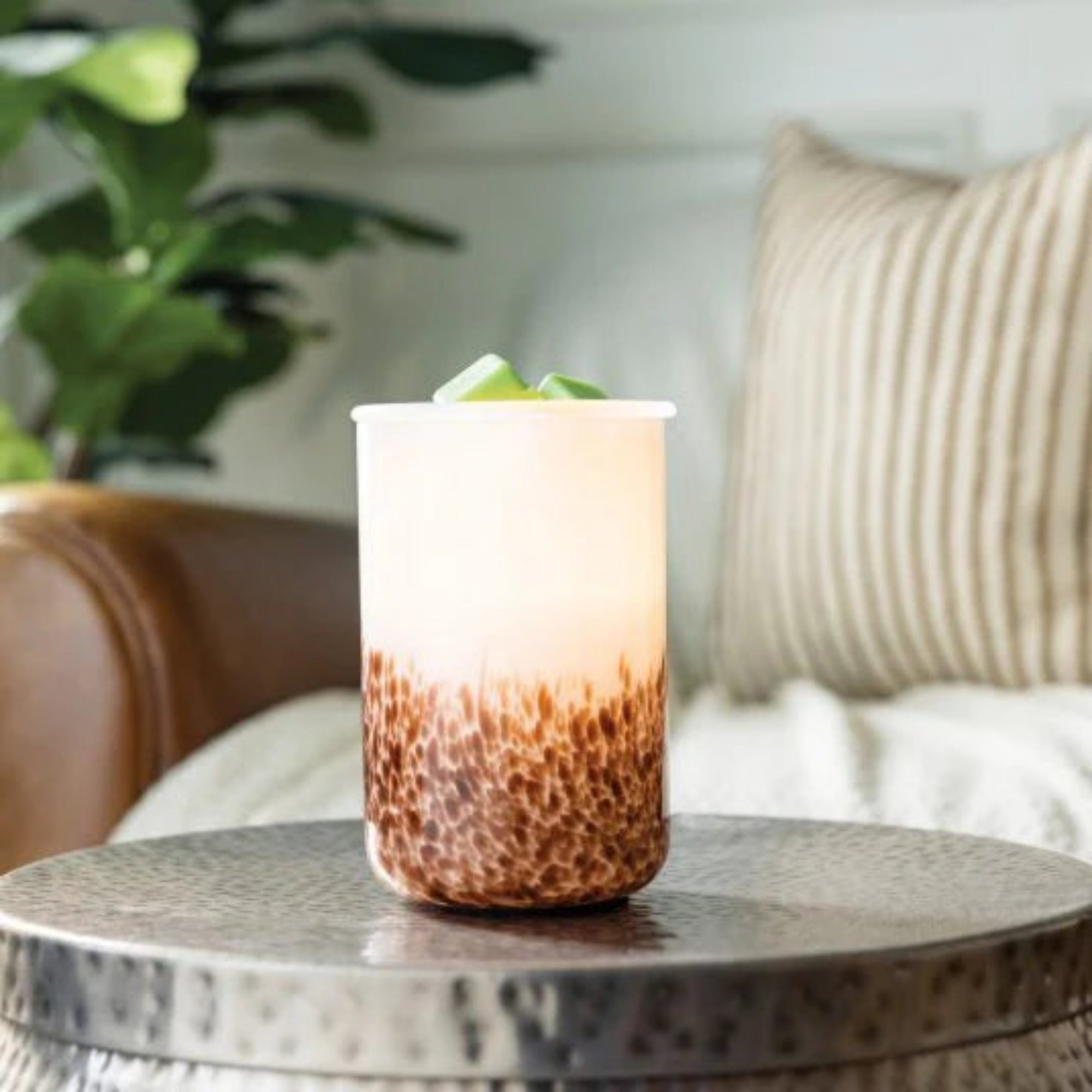leopard glass melt warmer