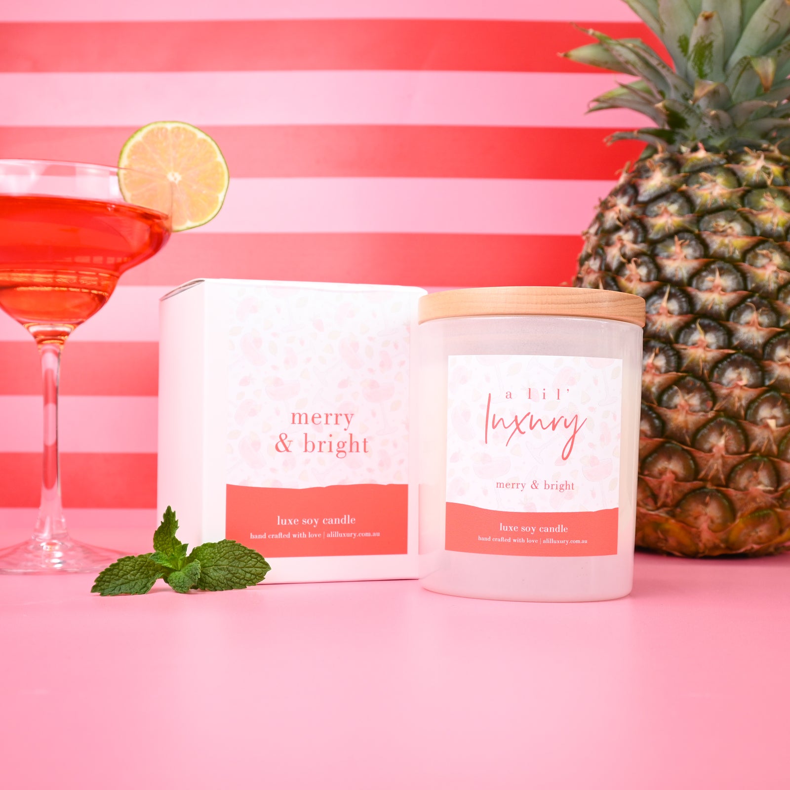 Luxury Soy Jar Candle in Gift Box | Christmas Edition