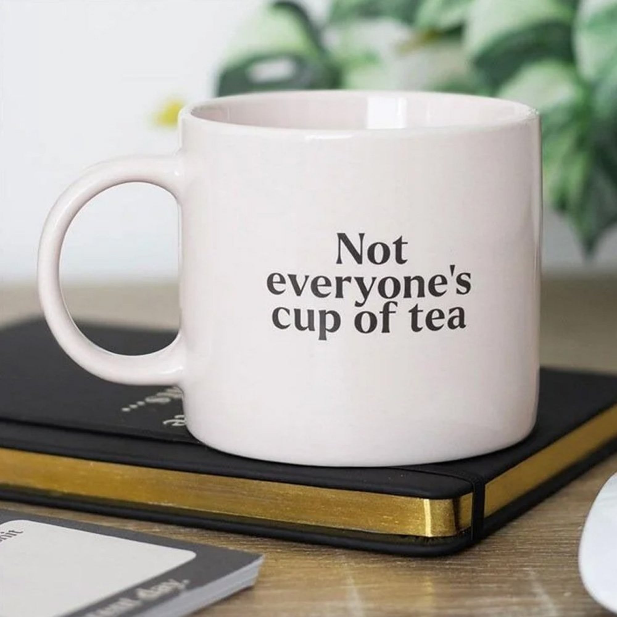 not everyones cup of tea mug by A Lil Luxury