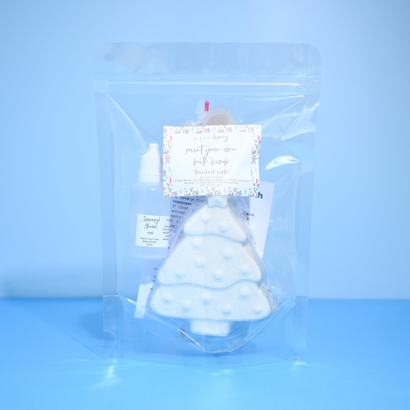 Christmas Paint Your Own Bath Bomb Kit