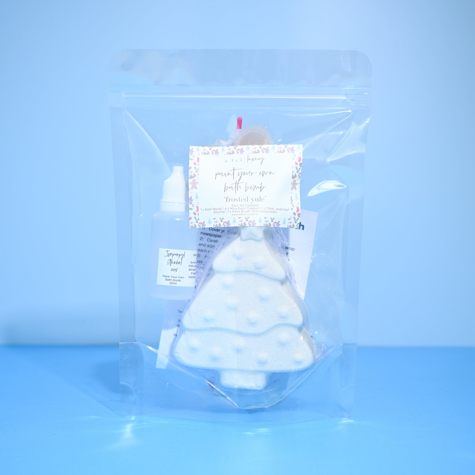 Christmas Paint Your Own Bath Bomb Kit