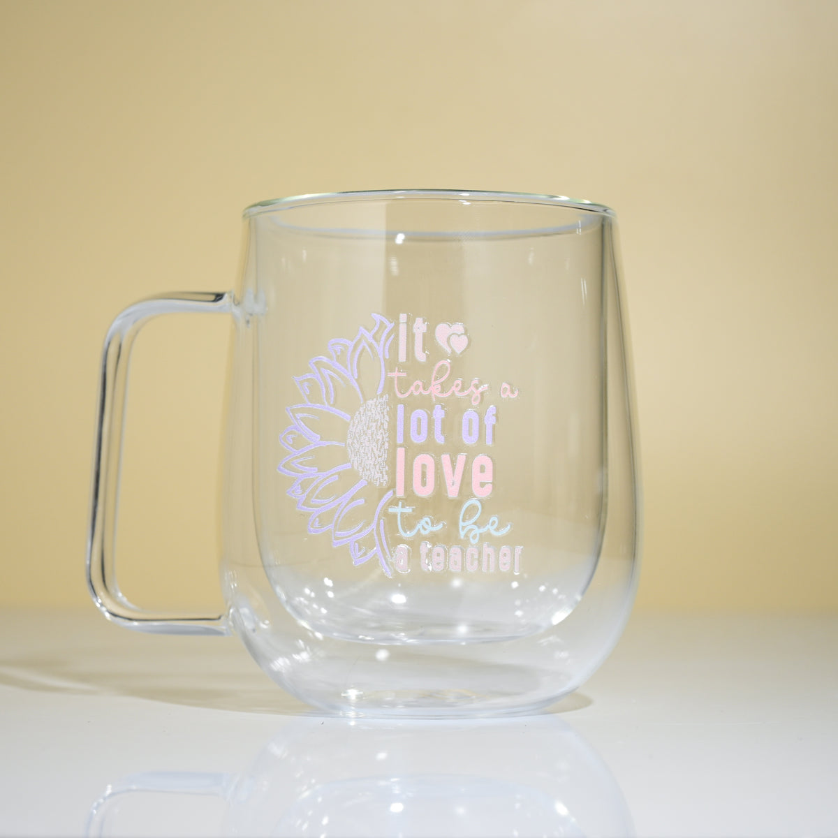 Teacher & Educator Edition Double Wall Glass Mug