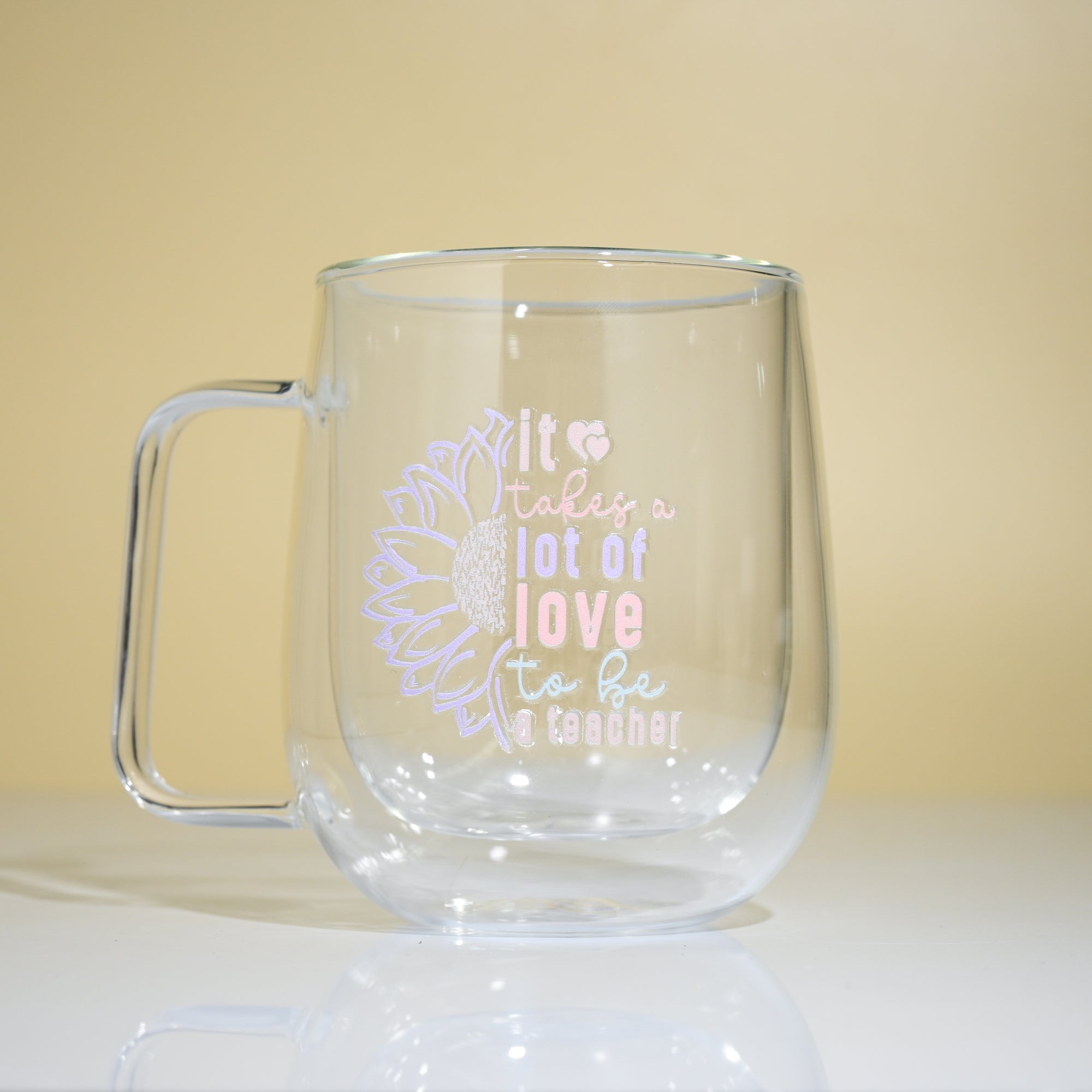 Teacher & Educator Edition Double Wall Glass Mug