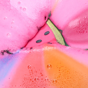 rainbow watermelon bath bomb - a lil luxury