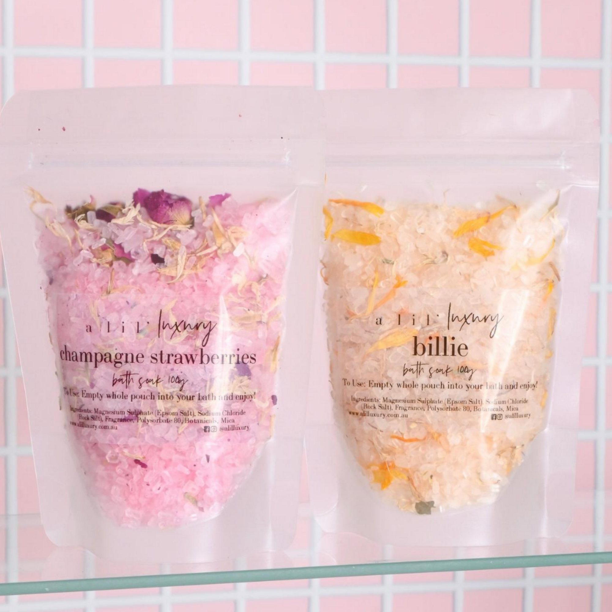 Sweet Pea and Jasmine Scent Bath Salt - A Lil Luxury
