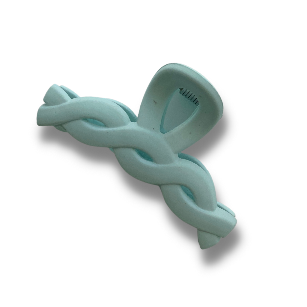 Baby Blue Mini Hair Clip - A Lil Luxury
