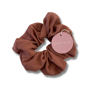 Berry Blush Hair Scrunchies - A Lil Luxury