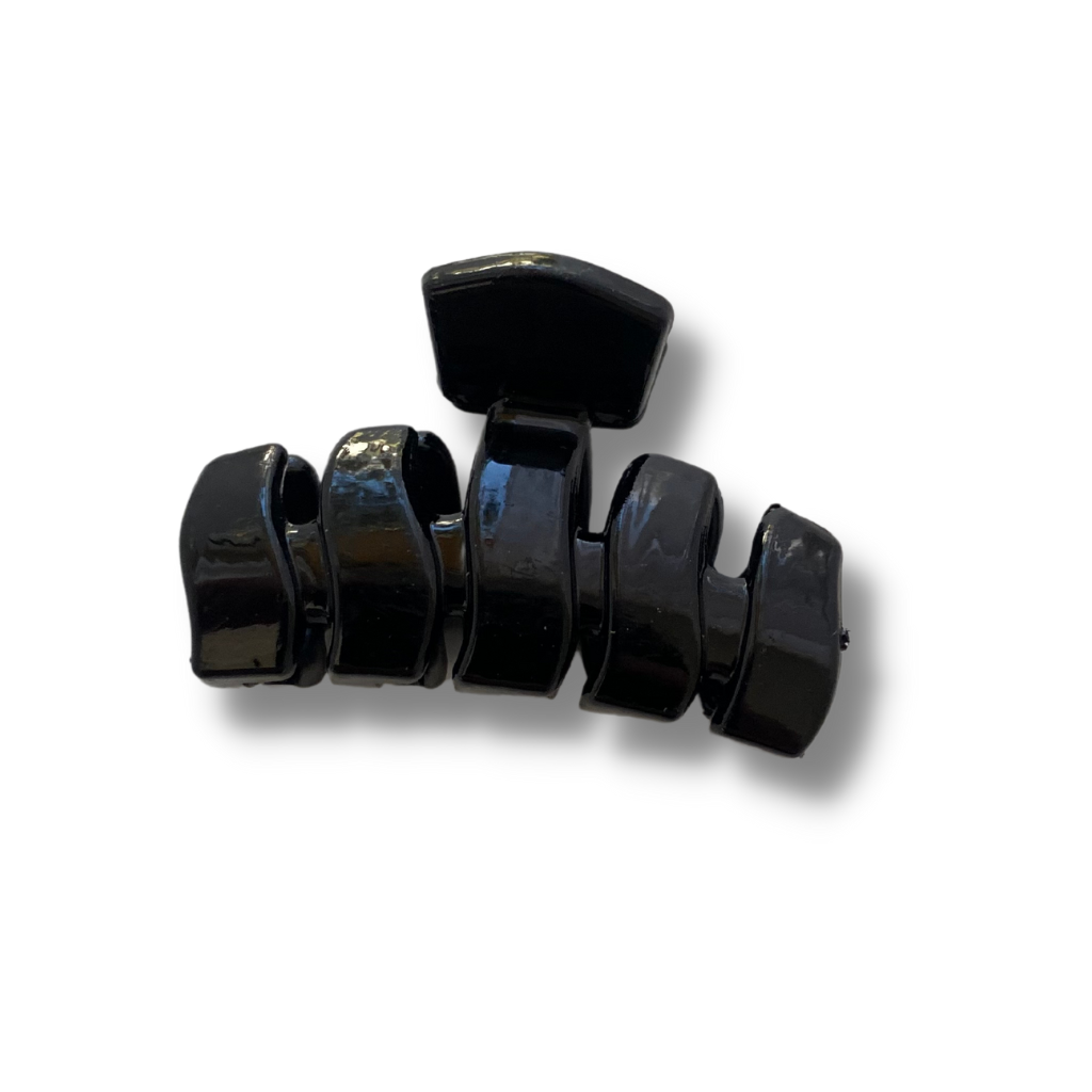 Black Mini Hair Clip - A Lil Luxury