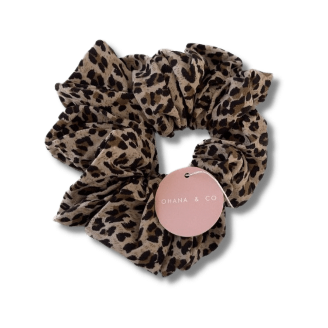 Snow Leopard Scrunchie – Charley Melbourne