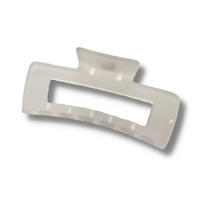 Clear Rectangle Hair Claw Clip - A Lil Luxury