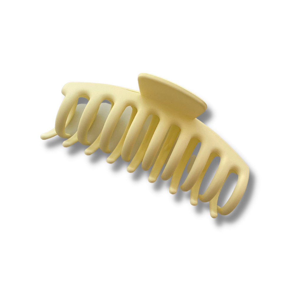 Cream Hair Claw Clip - A Lil Luxury